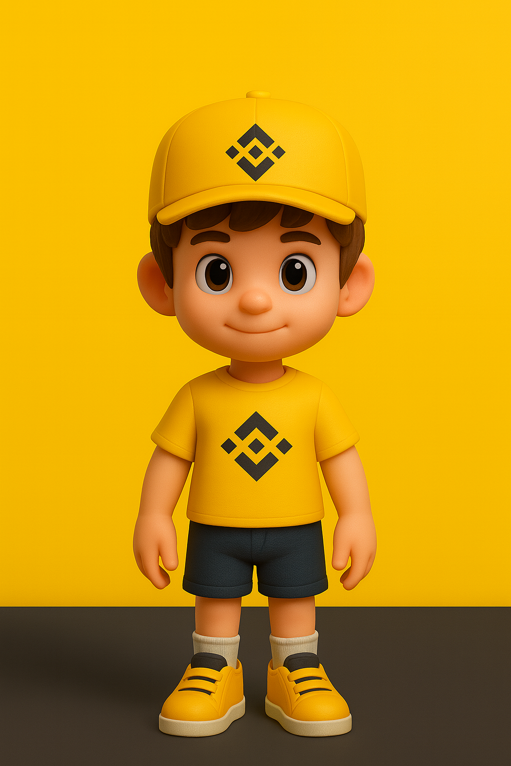 Standing Binance Boy